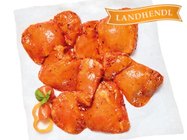 LANDHENDL Frische Hendl-Oberkeulenschnitzel mariniert