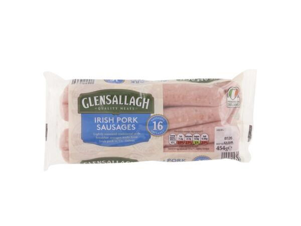 16 Irish Pork Sausages