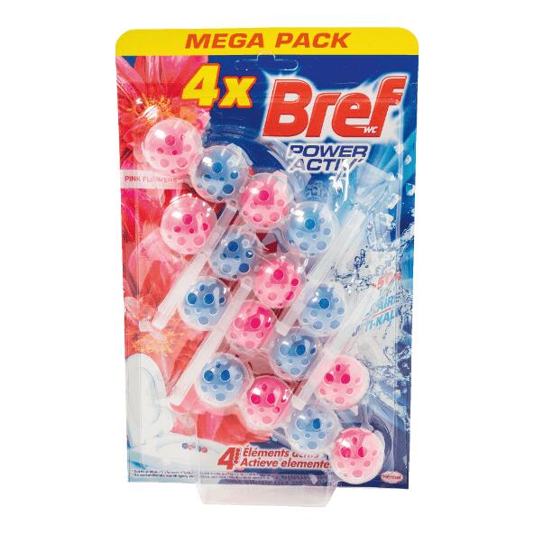 BREF(R) 				Power Active Pink Flower, 4 St.