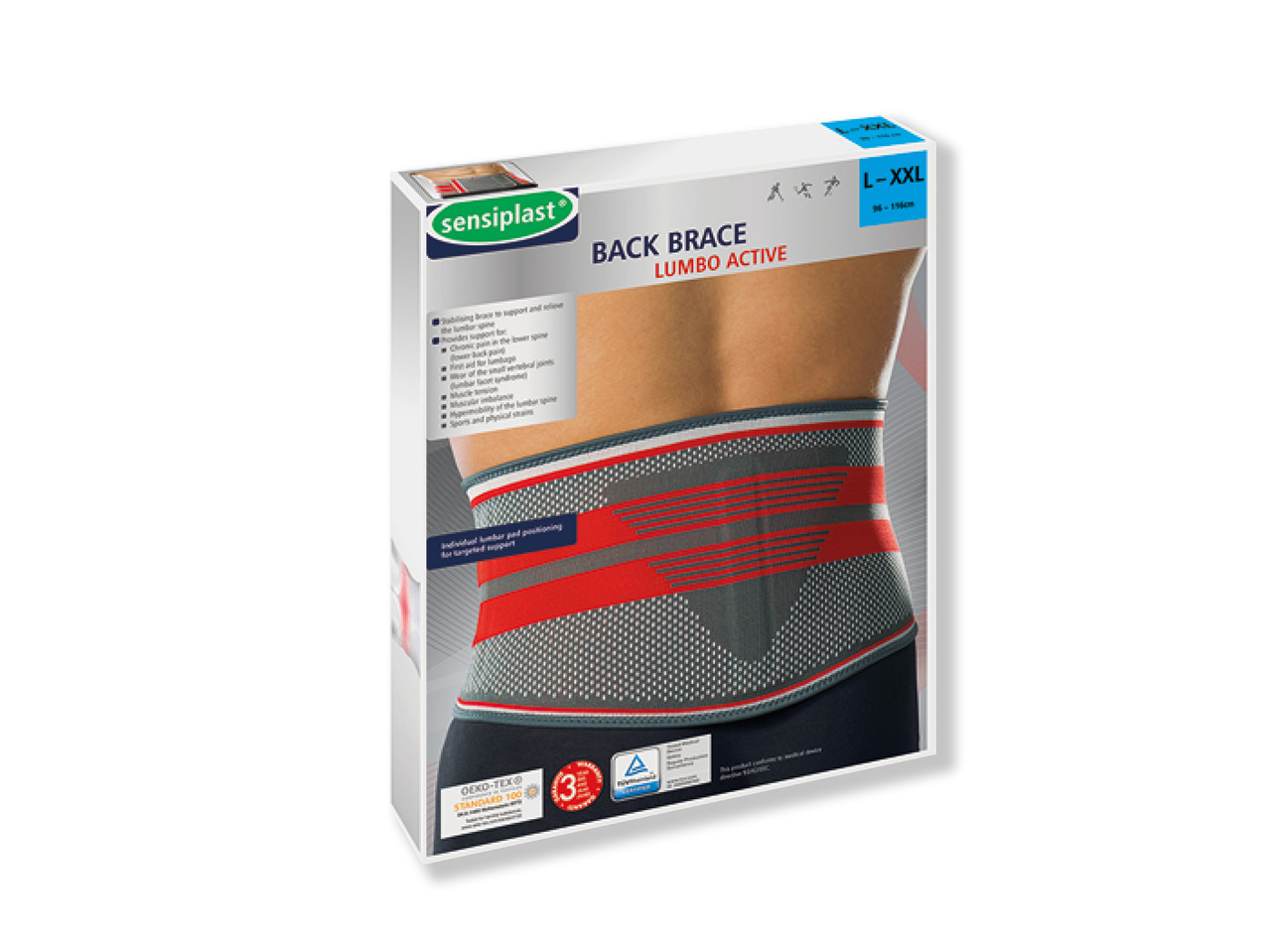 SENSIPLAST(R) Rygbandage