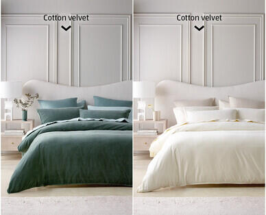 Cotton Velvet Quilt Cover Set KB