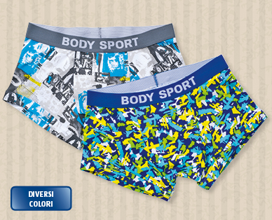 Biancheria intima colorata da uomo BODY SPORT