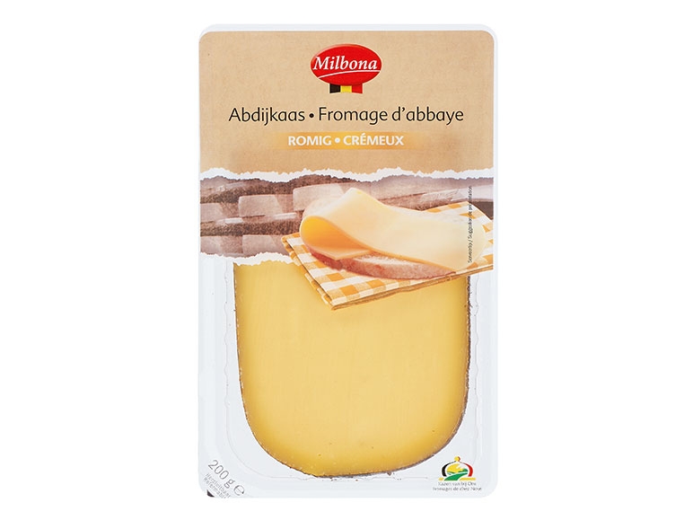Fromage d'abbaye en tranches