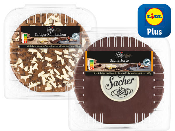 Sachertorte oder Saftiger Rührkuchen