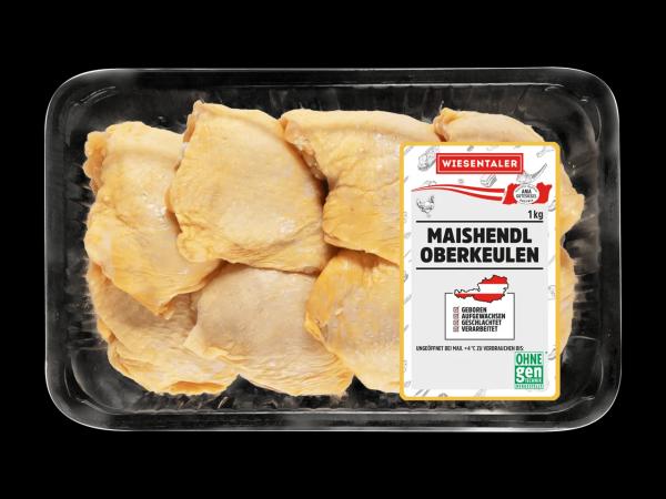 Frische Maishendl Oberkeulen