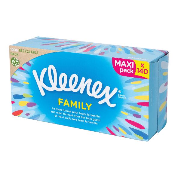 KLEENEX(R) 				Zakdoekjes, 140 st.