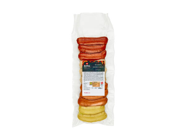 Saucisses à griller mélange XXL