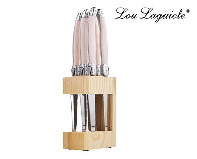Lou Laguiole Steak Knife Block Set