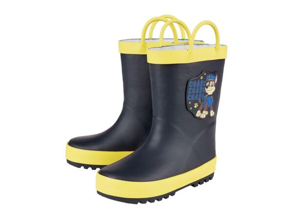 Kids' Black Wellington Boots