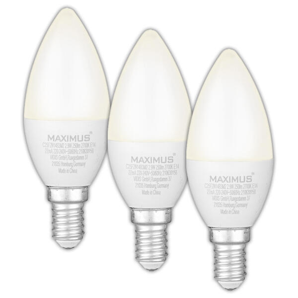 LED-Leuchtmittel 3er-Spar-Pack