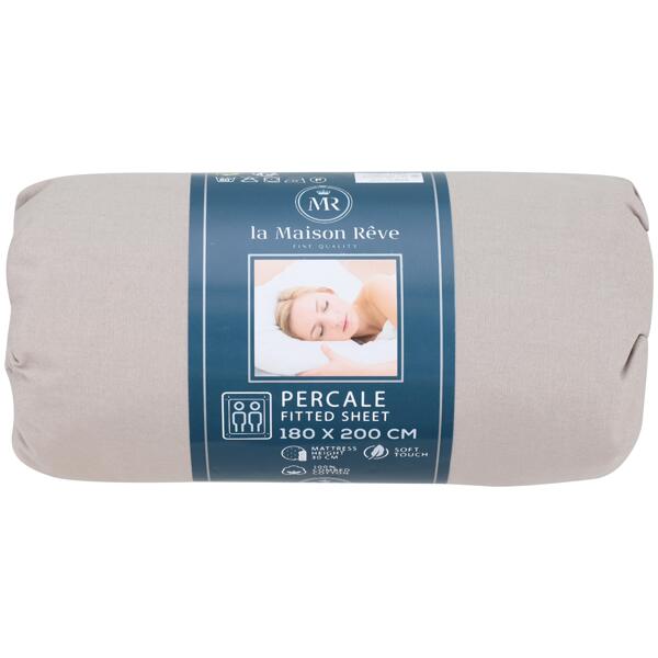 Drap-housse en percale de coton La Maison Rêve
