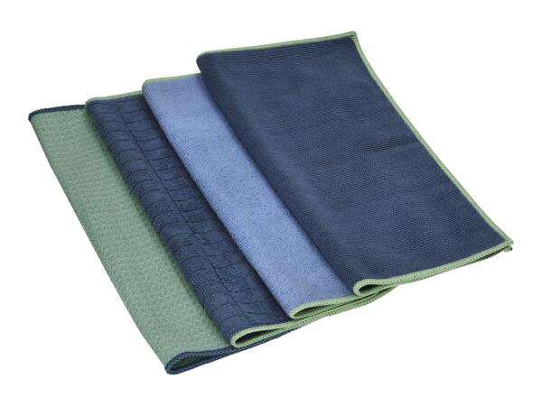 W5 Windows & Mirrors Microfibre Cloths - 4 Pack