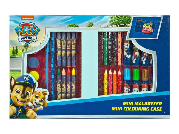 Paw Patrol Mini Colouring Case - 34 Pieces