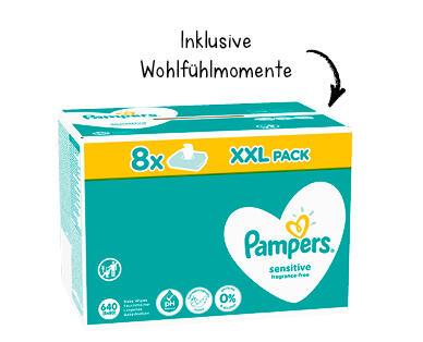 PAMPERS(R) FEUCHTE TÜCHER SENSITIVE