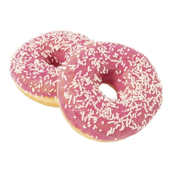 Premium roze donut