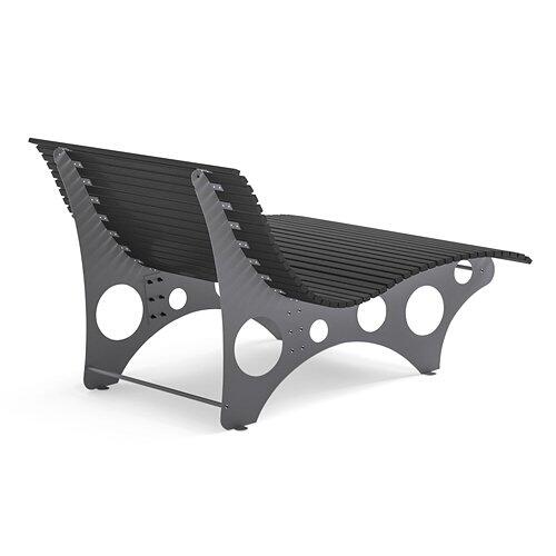HOME DELUXE Nira Wellenliege - Anthrazit