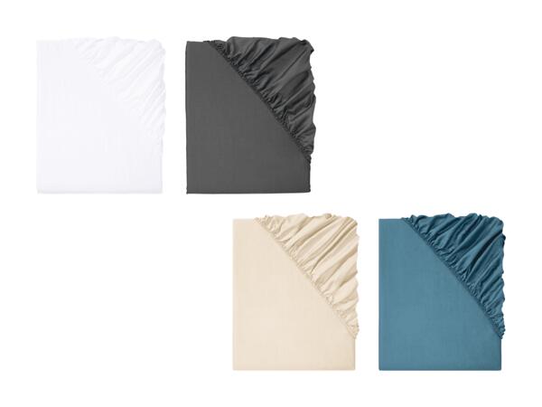 Drap-housse en satin