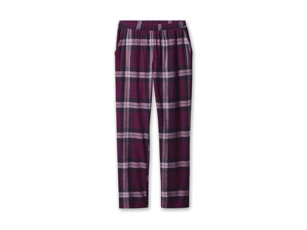 Damen/Herren Flanell-Schlafhose