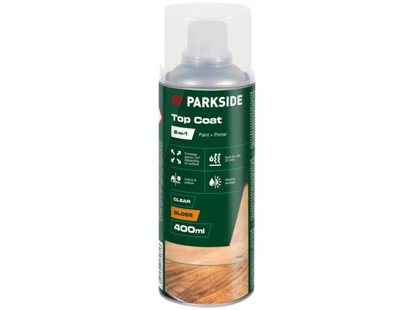 Barevný a průhledný lak 400 ml