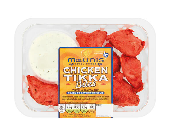 Mrs Unis Chicken Tikka with Raita