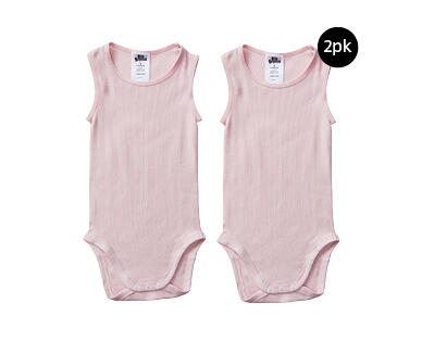 Infant Organic Cotton Singlet 5pk or Organic Cotton Singlet Suit 2pk