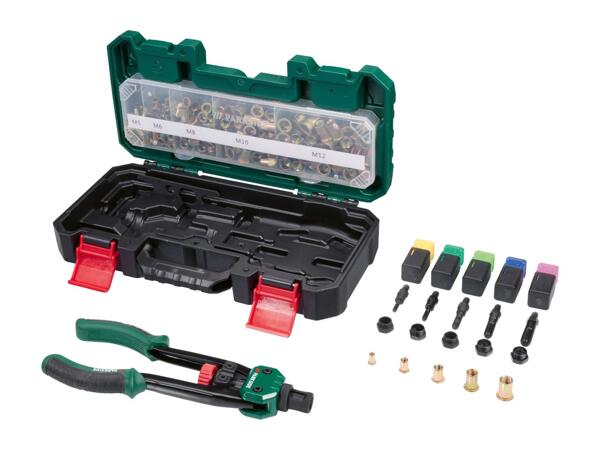 Parkside Rivet Nut Tool With Accessories - 151 Pieces