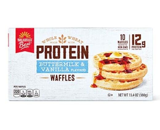 Breakfast Best 
 Protein Buttermilk & Vanilla Waffles