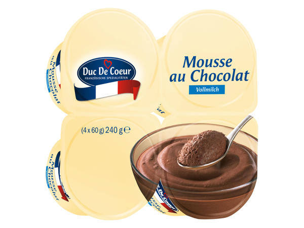 DUC DE COEUR Mousse au Chocolat