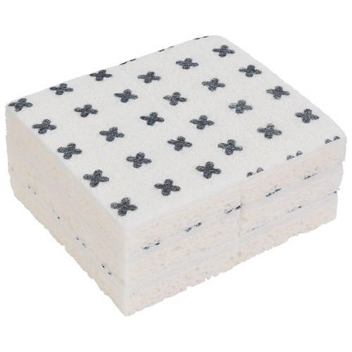 Cellulose Sponge with Scourer 6 Pack