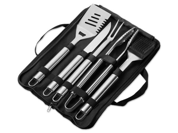 Grillbesteck-Set, 6-teilig