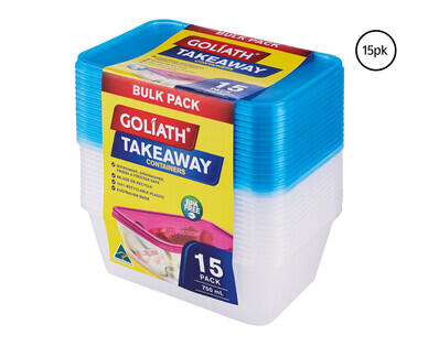 Takeaway Containers 15pk