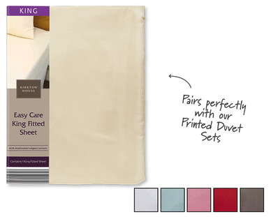 Easy Care King Fitted Sheet
