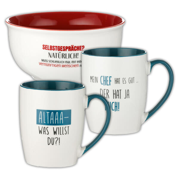 Tasse / Schale mit Spruch