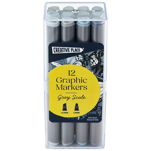 Graphic Markers 12pk