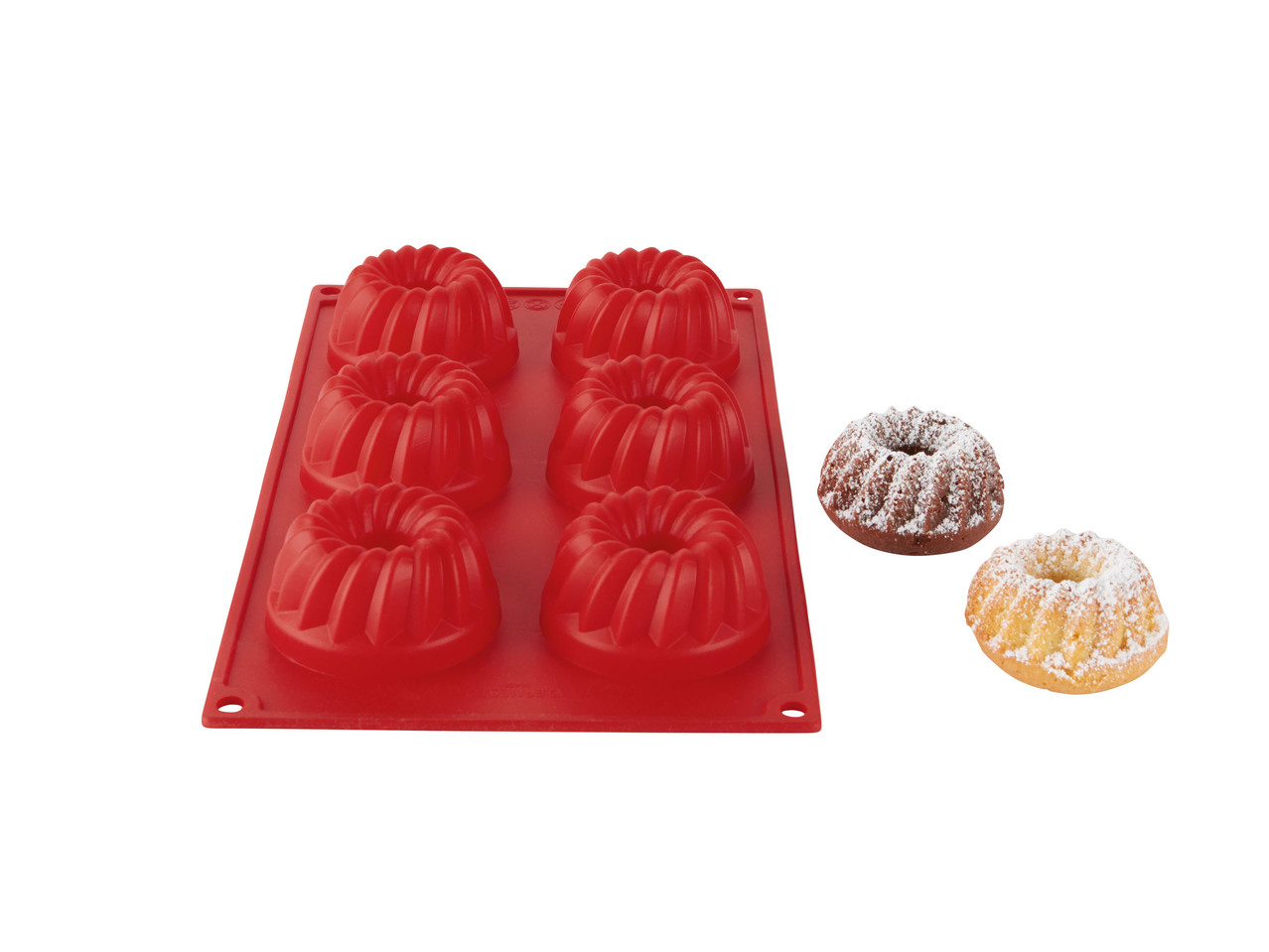Silicone Moulds and Cookie Cutters, 6 pieces