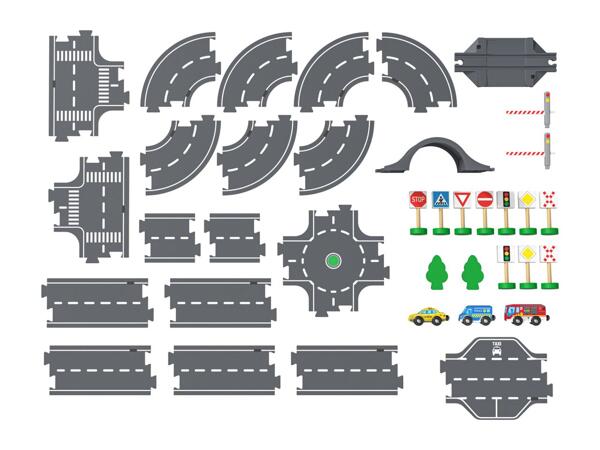 Playtive City Road/​Racetrack Road