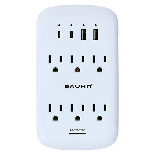 White USB Wall Plate