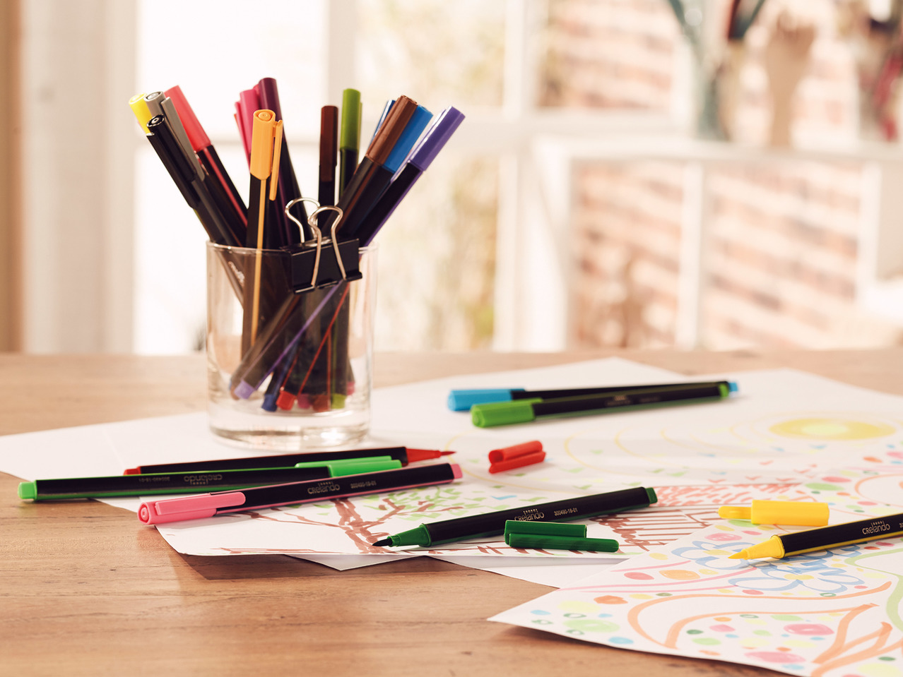 Crelando Brush Pens1