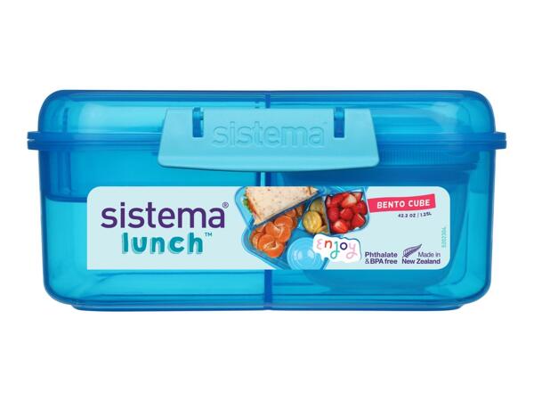 Sistema Blue 1.25L Bento Cube