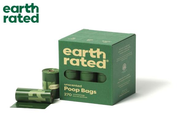 Earth Rated Unscented Poop Bags - 270 Pieces