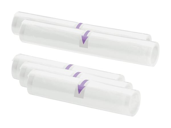 Rouleaux de film pour appareil de mise sous vide, set de 2/de 3