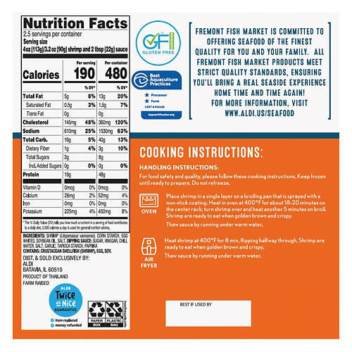 Gluten Free Boom Boom Shrimp, 10 oz