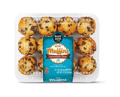 Bake Shop by Aldi Banana Nut or Chocolate Chip Mini Muffins