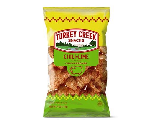 Turkey Creek Dill Pickle or Chili Lime Pork Rinds - Aldi - US ...