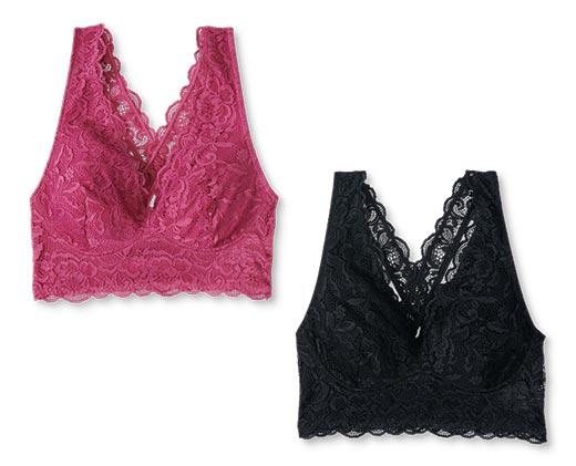 Serra Ladies 2 Pack Comfort Lace Bralette