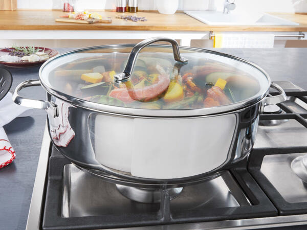 Sauteuse en acier inox