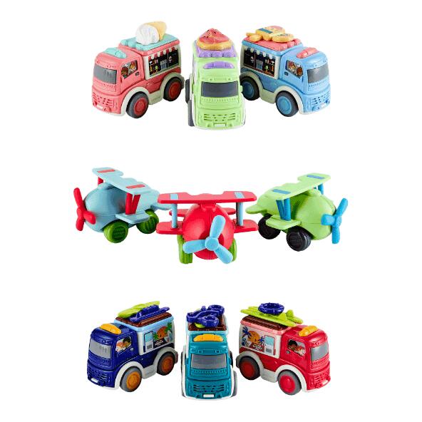 PLAYLAND(R) Minivoiture à friction, 3 pcs