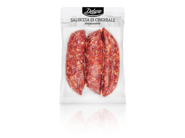 Seasoned wild boar sausage