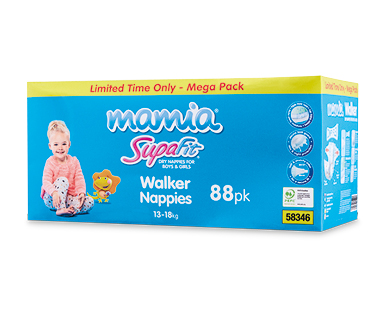 Mamia Mega Pack Nappies Walker