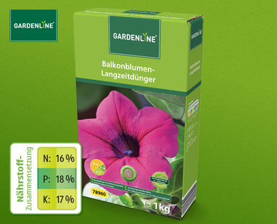 GARDENLINE Balkonblumen-Langzeitdünger